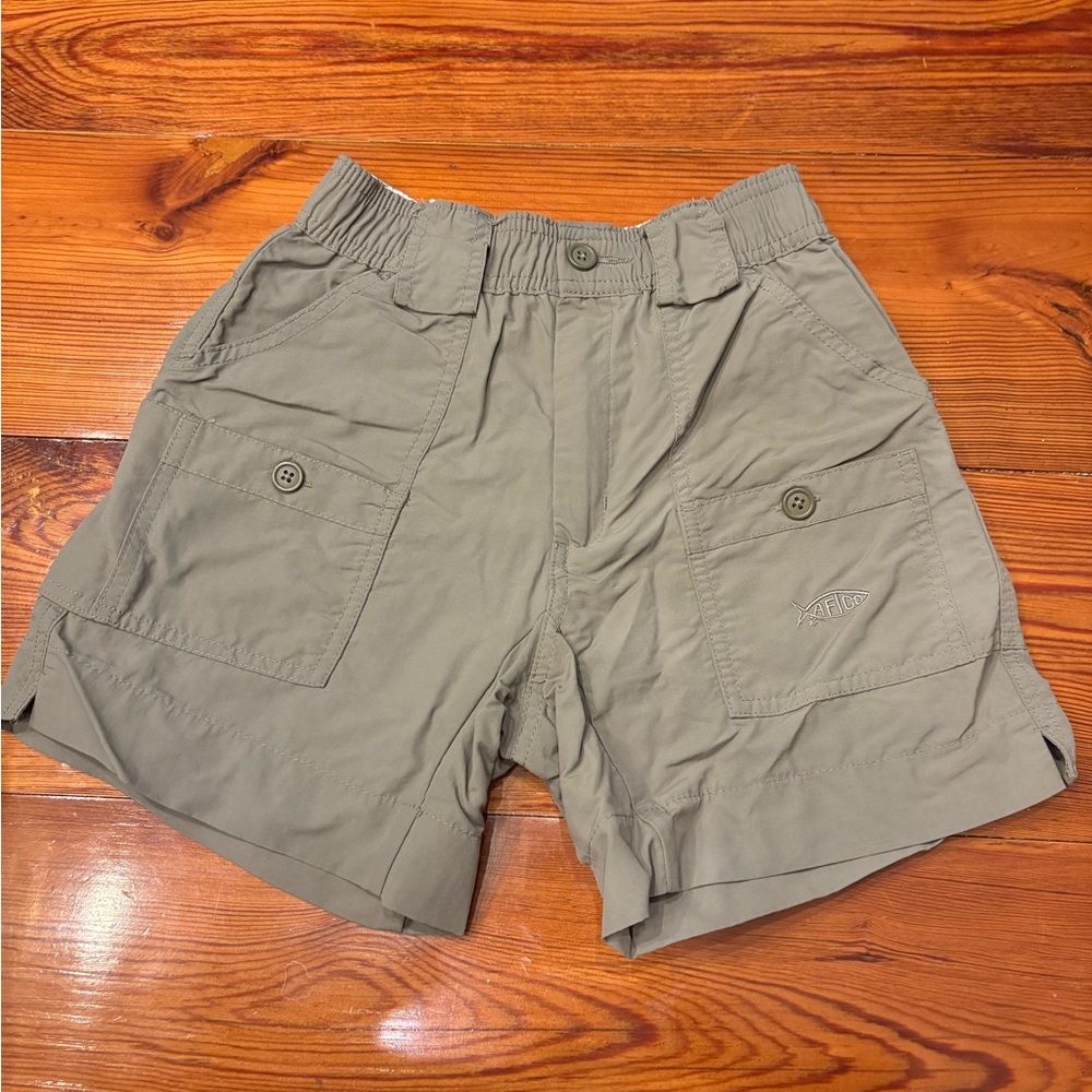AFTCO Olive Cargo boys Shorts size 24